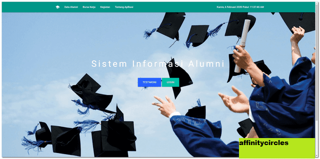 Sistem Pelacakan Alumni Berbasis Web menggunakan PHP dengan Source Code dan Dokumentasi